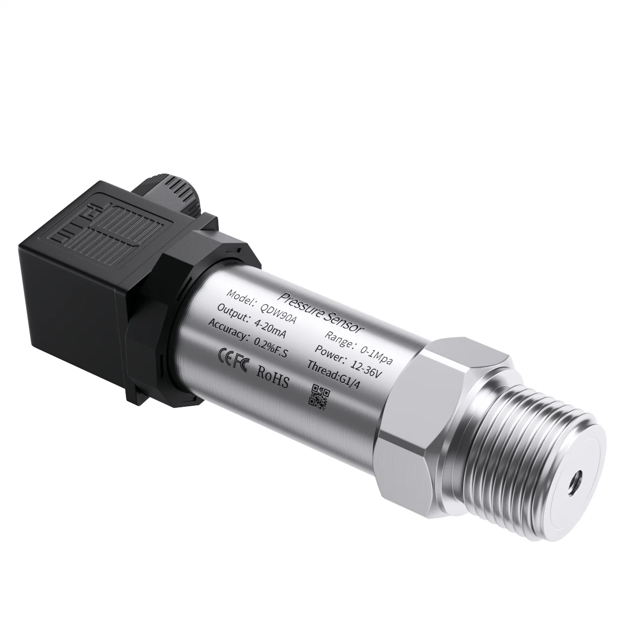 G1/4 pressure transmitter sensor 1bar 10bar 60bar 60Mpa DC24V DC5V pressure transducer hydraulic 4-20mA 0-10V 0.5-4.5V 0-3.3V