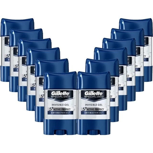 2 DESODORANTES GILLETTE CLEAR GEL PROTECCION ANTIBACTERIAL 113 g