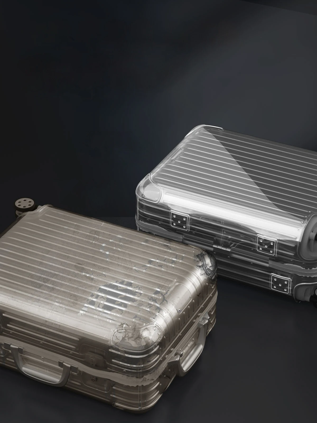 Clear Luggage Cover Applicable For Rimowa Original Protective Transparent 21 26 30 Inch Rimowa Topas Suitcase Case Cover