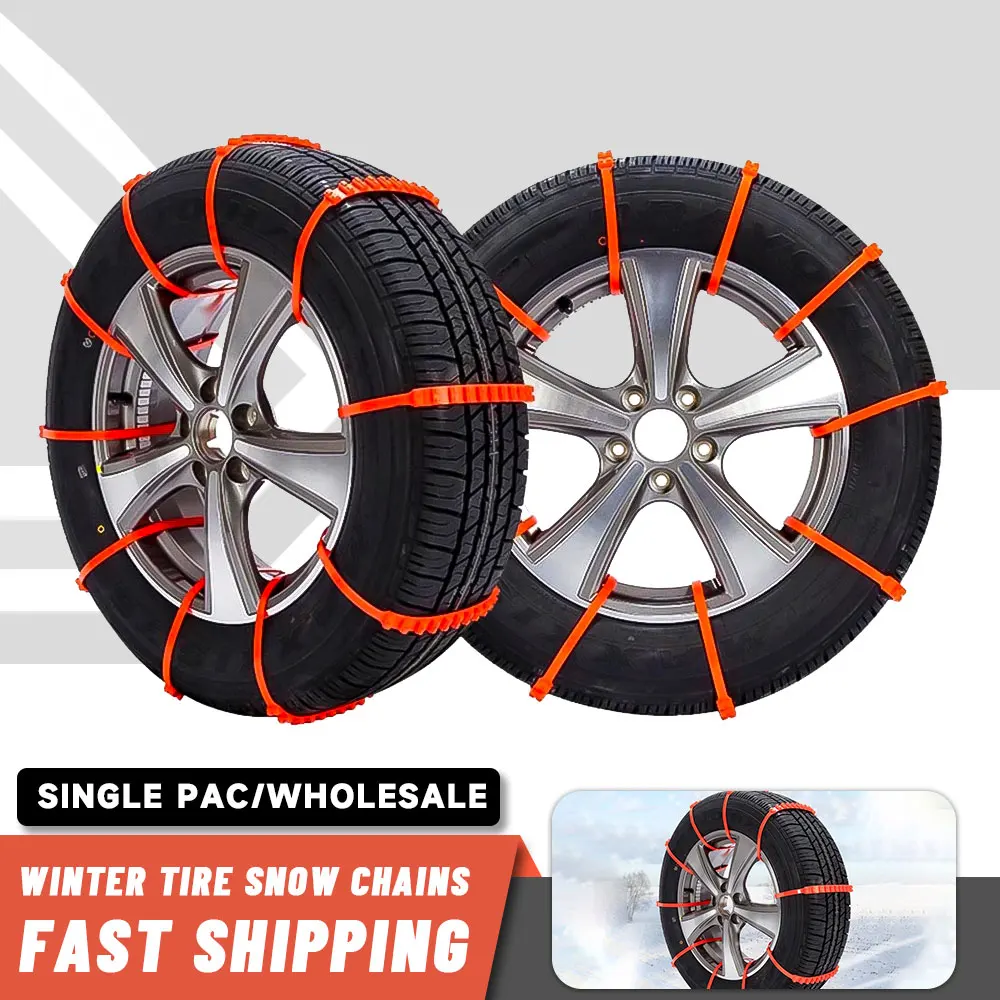 Car Tyres wheels Snow Chains Universal 1 Pcs Mini Plastic Winter For Cars/Suv Car-Styling Anti-Skid Autocross Outdoor Accessory