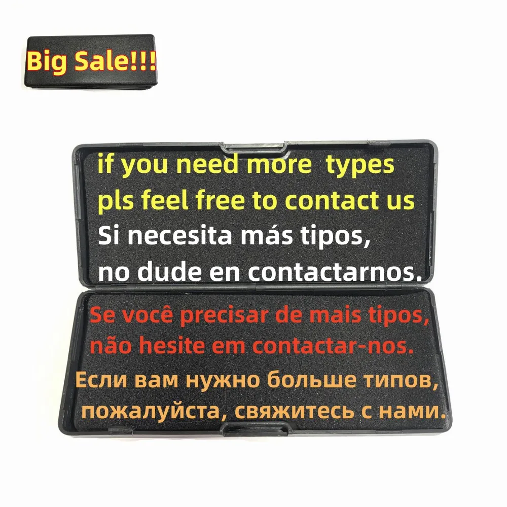 Lishi Herramienta 2 en 1, TOY43, TOY38R, HU162T(8), VA6, VA2T, VAC102, WT47T, YH35R, YM15, YM23, YM28, YM30, ZD30, HU71, K5