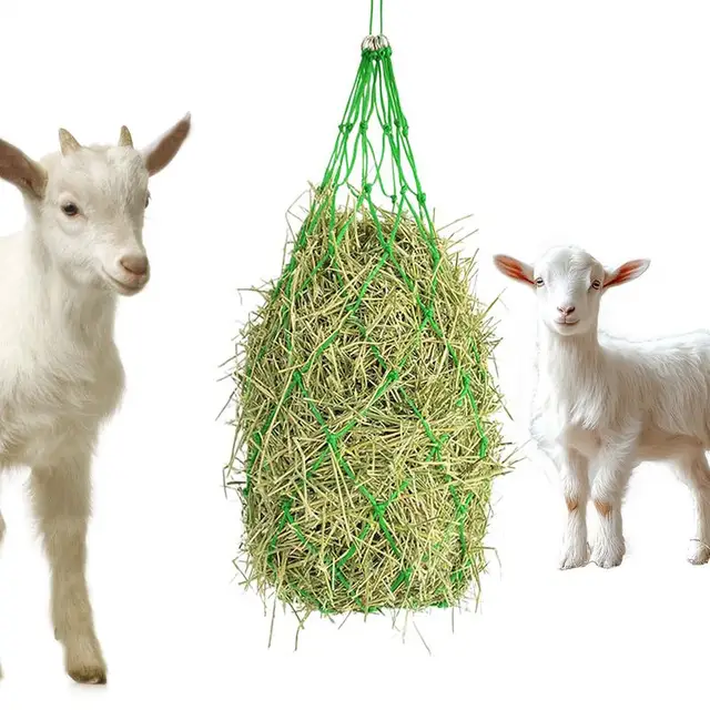 Horse Hay Net Sheep Hay Feeder Hangable Storage Net Supplies Cattle Equine Goat Feeders For Barn Stalls Horses Horse Hay Net Sheep Hay Feeder Hangable Storage Net Supplies Cattle Equine Goat Feeders For Barn Stalls Horses