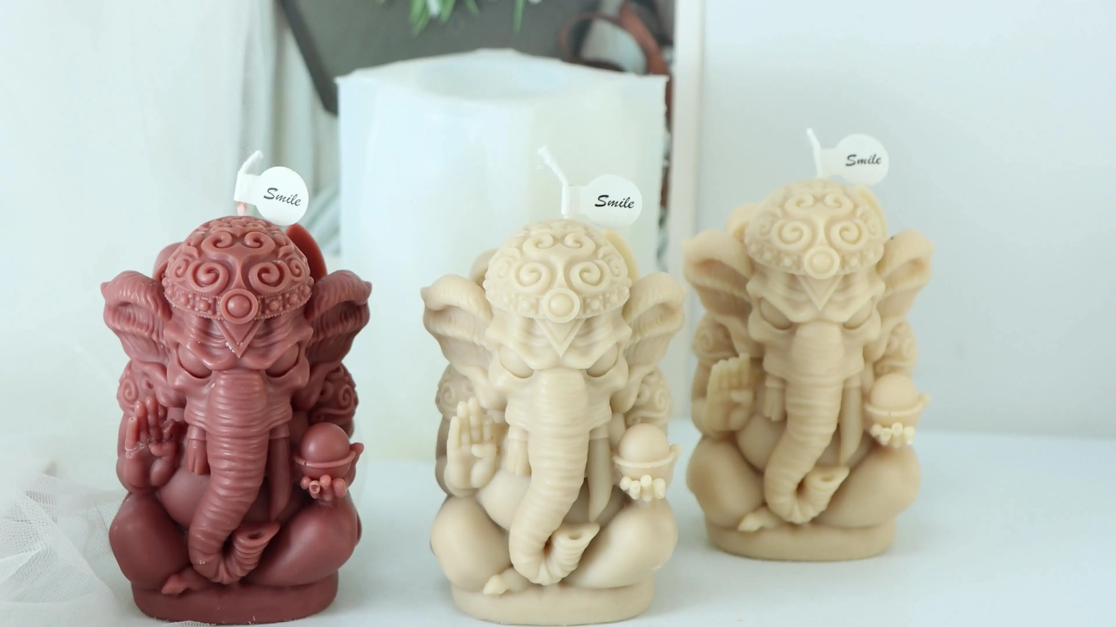 Xidmold 3D Stacking Elephant Silicone Mold - For Resin, Candles, Soap, Chocolate & Crafts - View #5