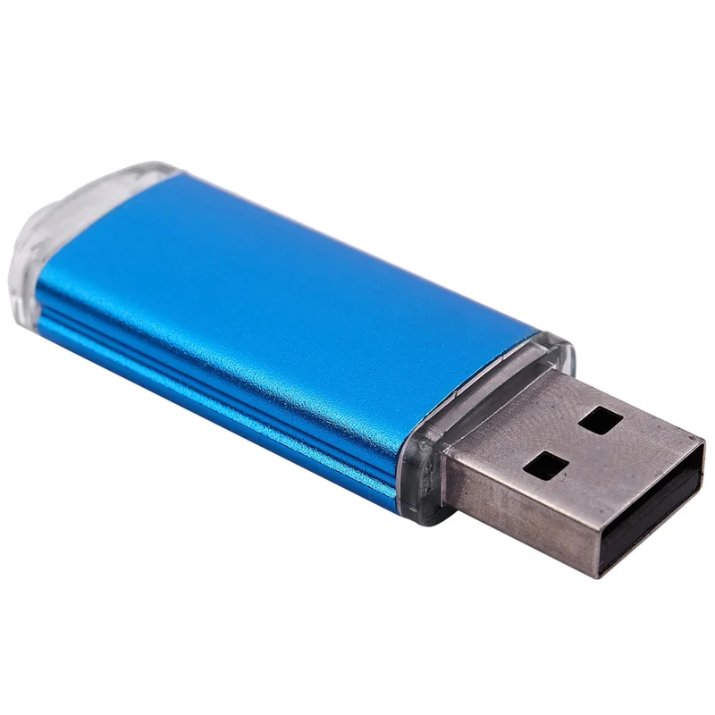 Y43A-100개 USB 메모리 2.0 메모리 스틱 플래시 드라이브 128MB 선물 블루