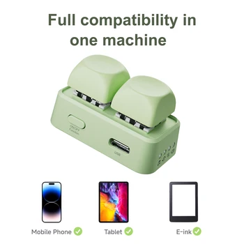 Bluetooth-compatible Small Keyboard Wireless Remote Control Page Turner Fingertip Page Turner for Photo and Video 2