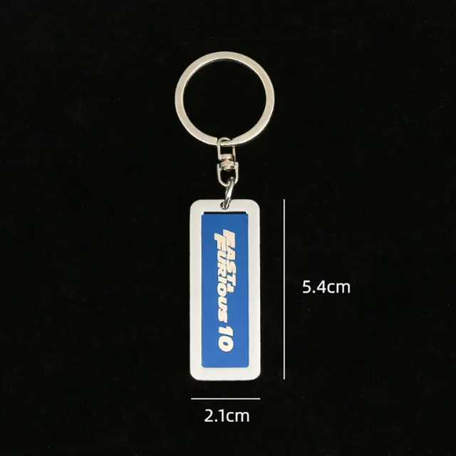 Newest Fast & Furious Alloy Car Keychain Free Shift Keyring Turbo ...