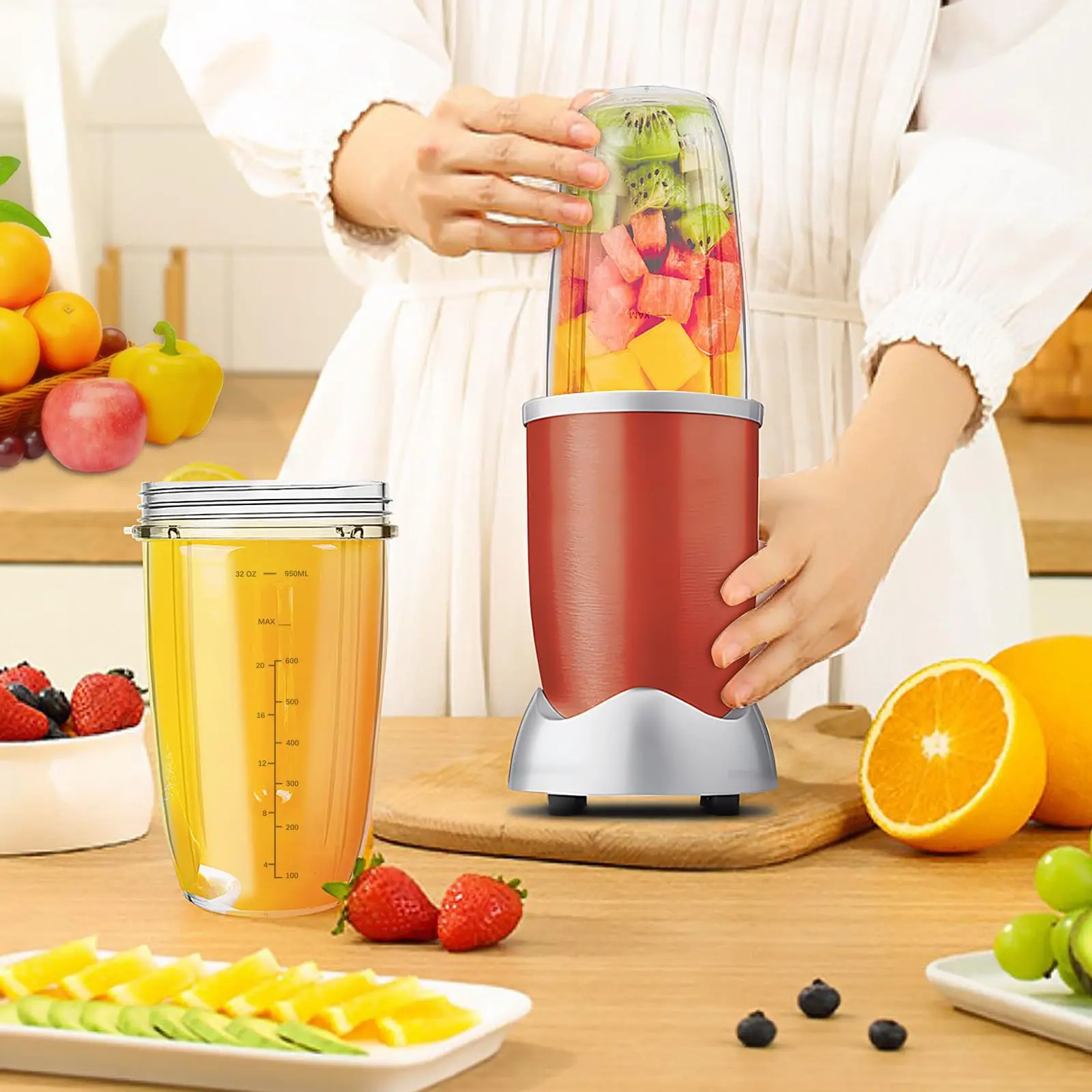 Blender Cup For NutriBullet Compatible 600W/900W/PRO Juicer Cup