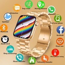 

New Women Smartwatch Full Touch screen Support Dial Call Heart Rate Blood Pressure Smart Watch men for Apple Android Watch women
