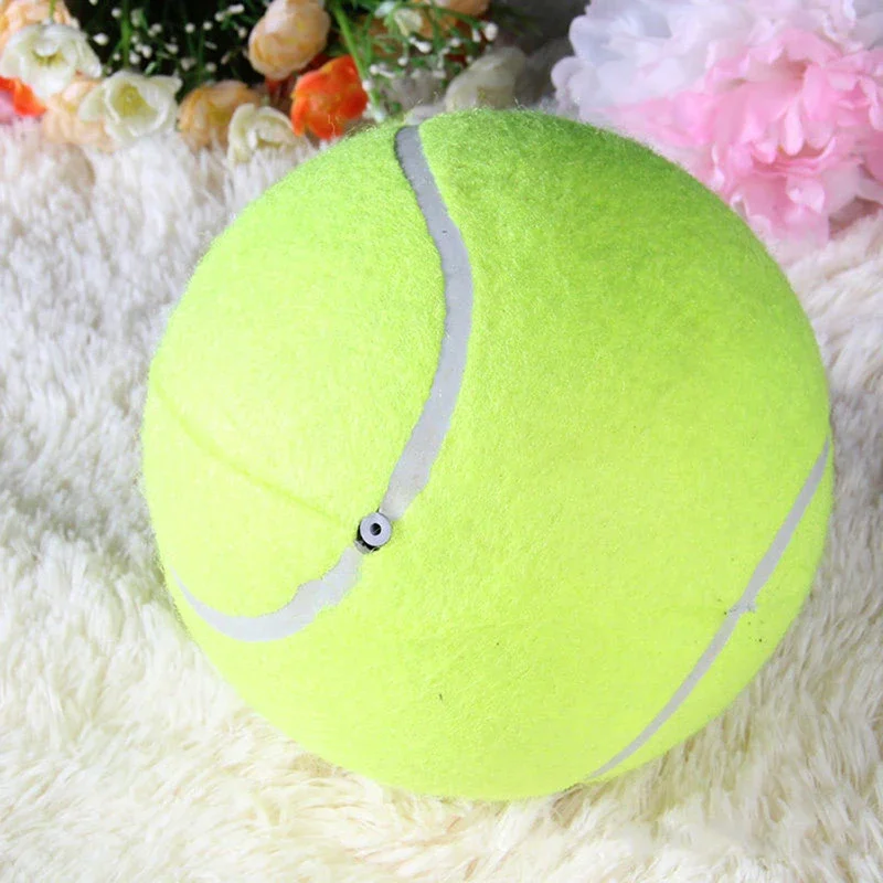 Inflatable Giant Tennis Ball Dog Toy for Outdoor Play