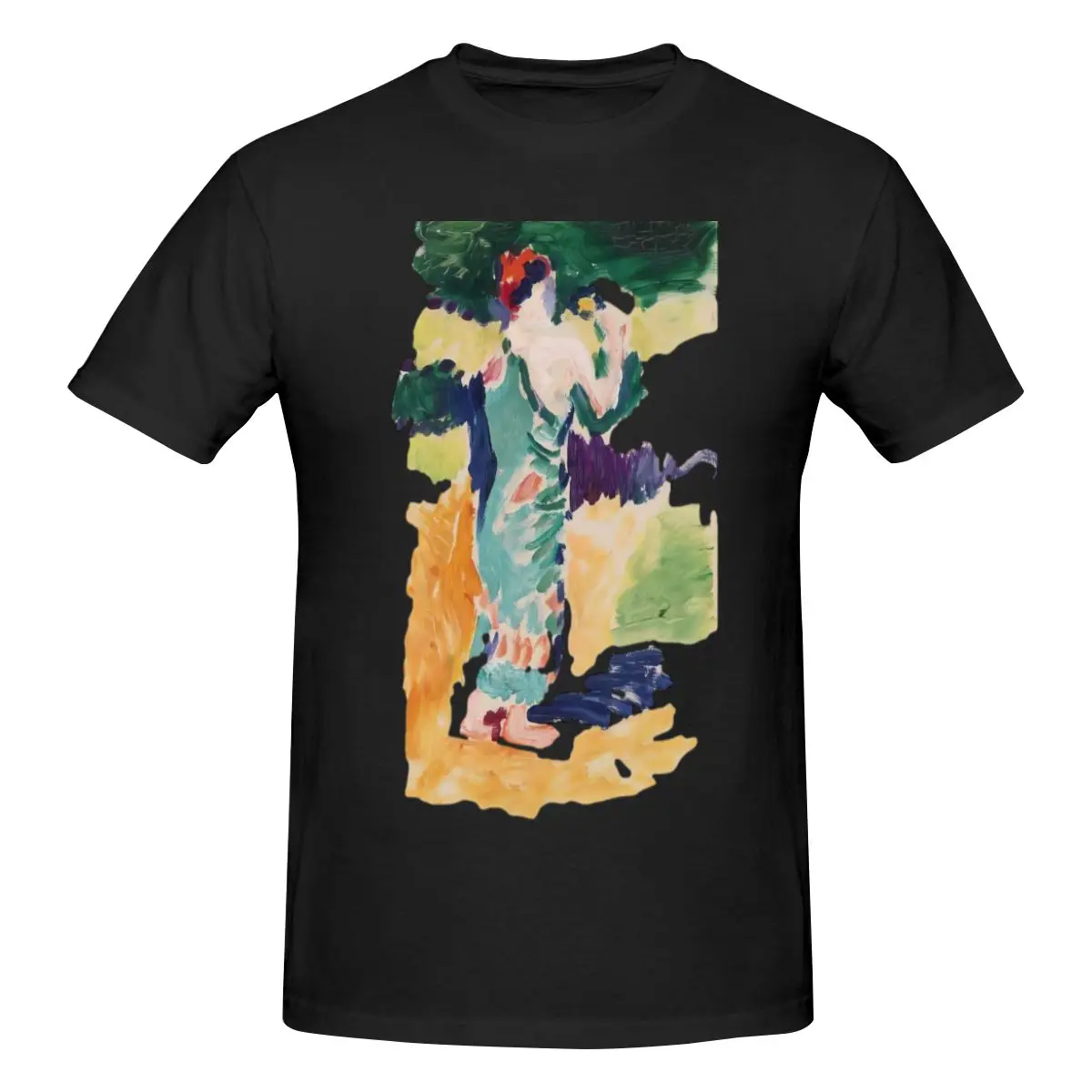 

Мужская футболка с коротким рукавом Henri Matisse, 1906 хлопок, футболка свободного покроя, 100%