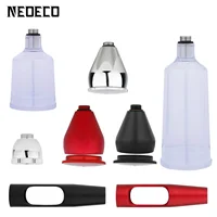 NCT-SJ83 Dual Action Airbrush 2cc 9cc 20cc 40cc Black Red Cups & Handles Replacement Parts Accessories NEOECO 1