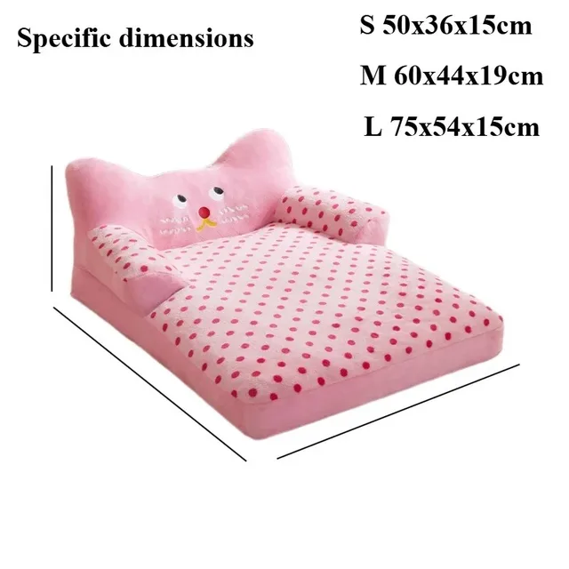 Puppy Bed Accessories Dog Pet Large Dogs Baskets Basket Medium Supplies Beds Fluffy Small Blanket Pets Products Cats Kennel Sofa 6