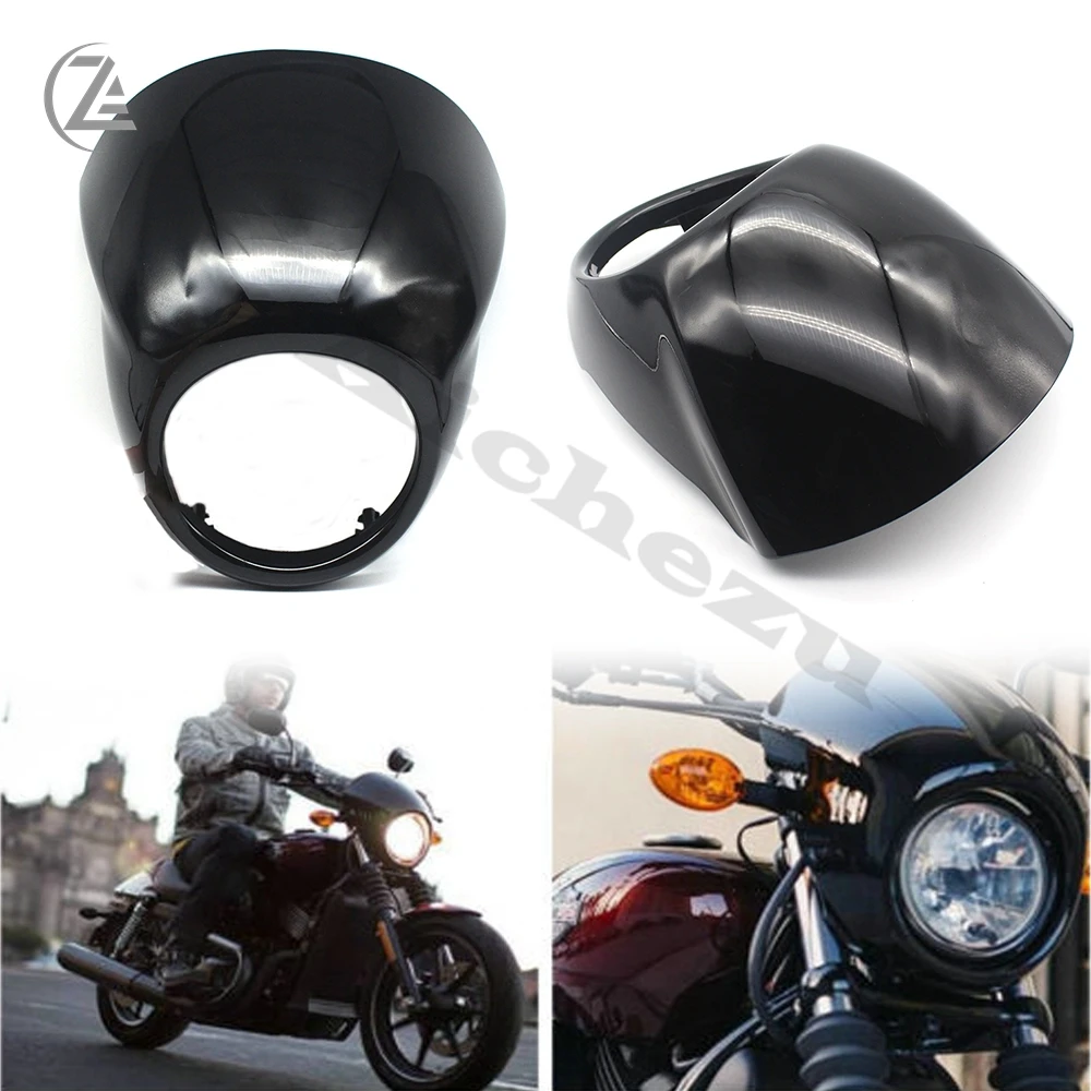 ACZ Motorcycle Headlight Fairing Screen Mask Visor Cover Protector for Harley Street 500 750 XG500 XG750 2014-2017 Accessories | Автомобили