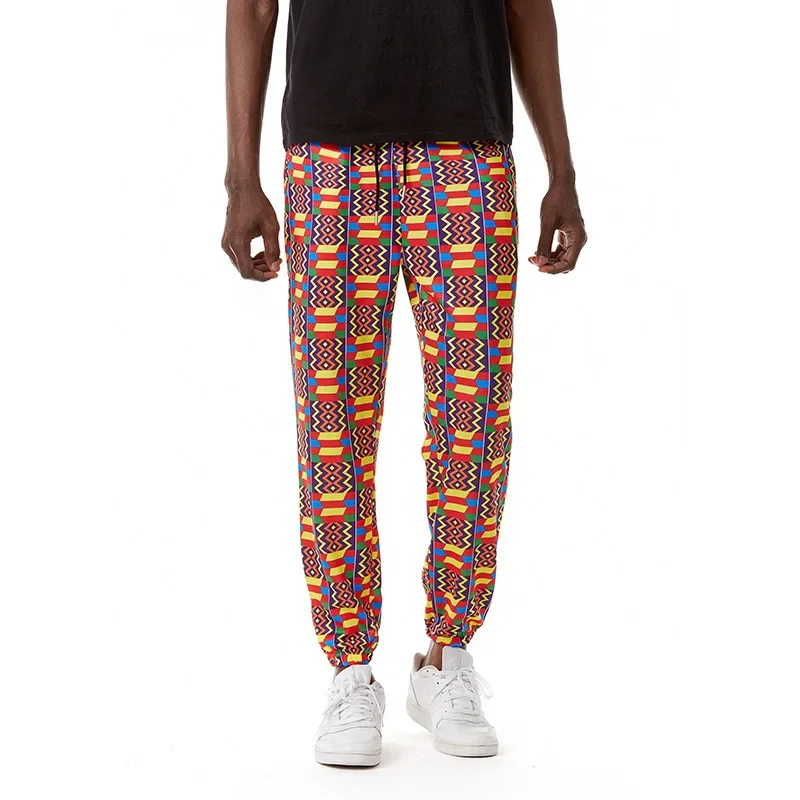 

Mens Joggers Pants Fashion African Dashiki Print Jogging Sweatpants 2022 Men African Clothes Streetwear Harajuku Sports Trousers