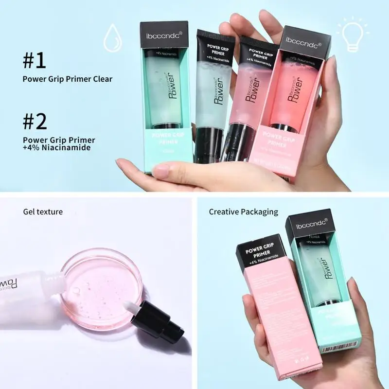 1PCS Power GripPrimer Gel 24ml Based Hydrating Face Primer For Smoothing Skin Gripping Makeup Invisible Pore Colorless Primes 6