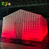 Customized 4/5/6 Meters RGB Lights Inflatable Giant Tent / LED Blow Up Cube Night Club  Tent   For Event Party 3