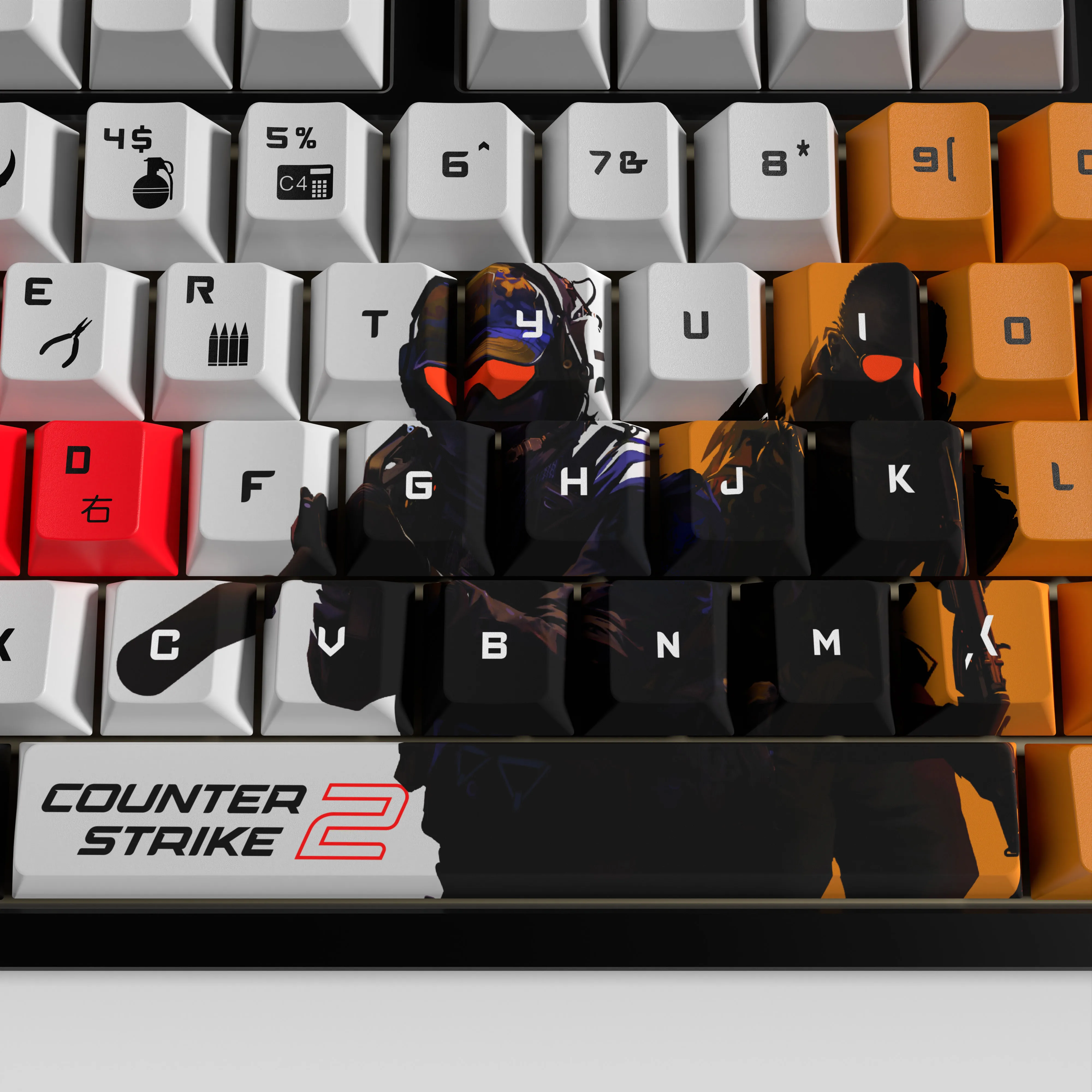 PBT Dye Sub, Keycaps do jogo, csgo