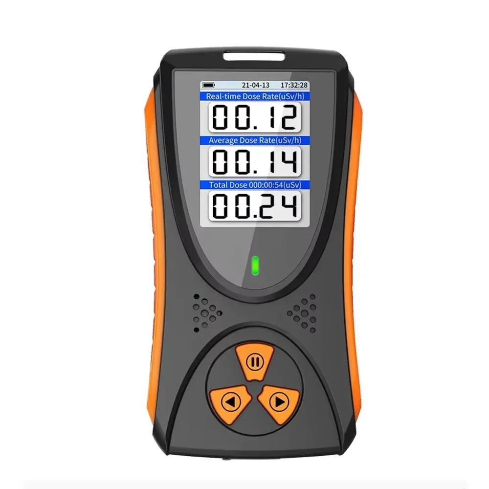 Nuclear Radiation Detector Geiger Counter TFT 2.0 Color Screen Lithium Battery Sound Light Alarm Industrial Experiment For radiation detector,geiger counter
