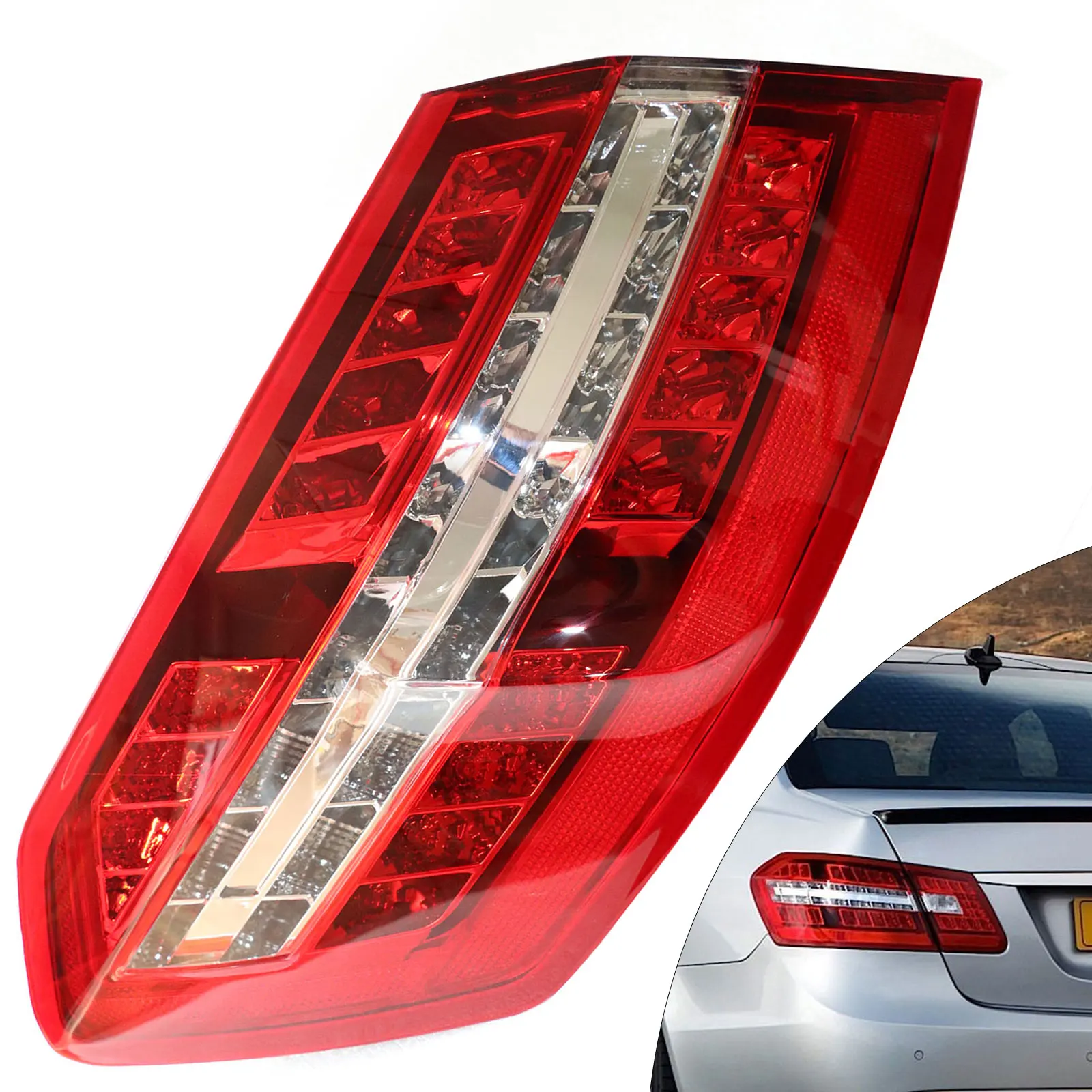 Left Outer Driver Side Tail Light For Mercedes-Benz 2010-2013 E-Class Sedan E350 & E550 & E63 AMG left outer driver side tail light for mercedes benz 2010 2013 e class sedan e350