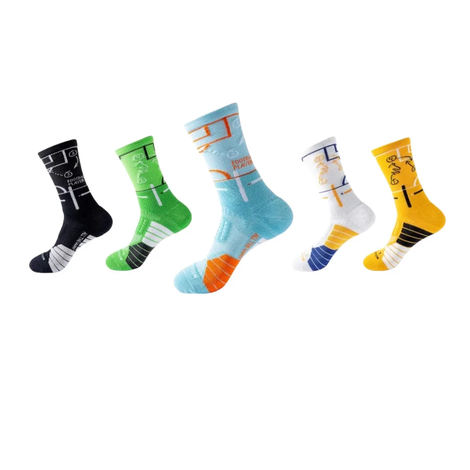 2024 men's elite basketball socks,in tube socks breathable wear-resistant anti-slip shock-absorbing marathon running socks