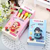 8pcs/box Cute Kawaii Matches Eraser Lovely Colored Eraser for Kids Students Kids Creative Item Gift 1
