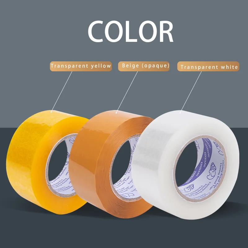 Heavy Duty Clear White Packing Tape for Shipping and Decorative Sealing