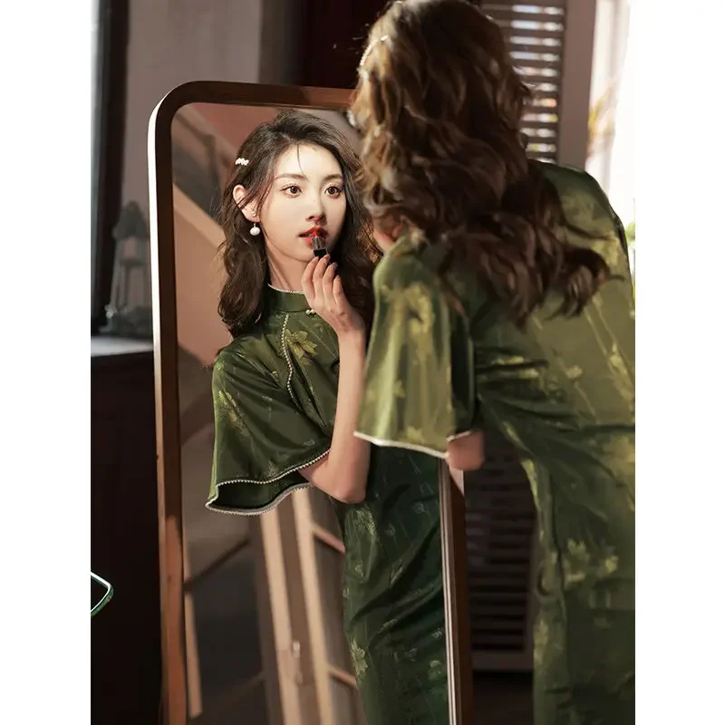  ׸ Cheongsam 2022 ο ǳ       巹 ҳ   Qipao 巹