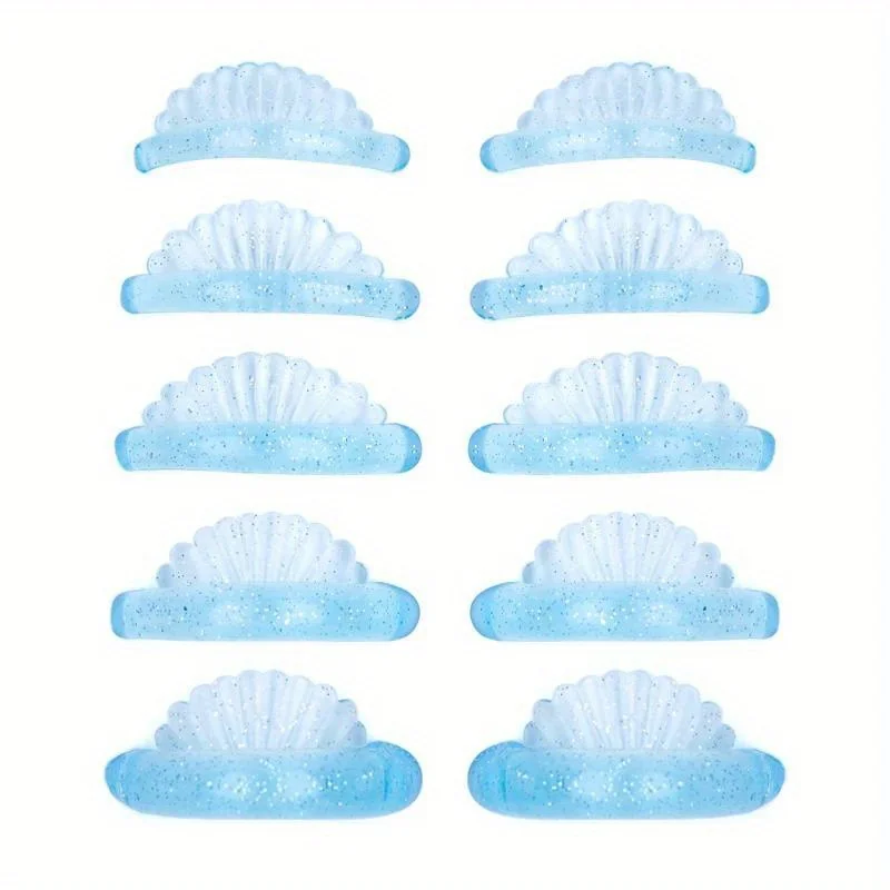 

5 Pairs Shell Shape Eyelash Extension Silicone Pads super soft Lash Lift Perm Pad Grafting Lashes Tools