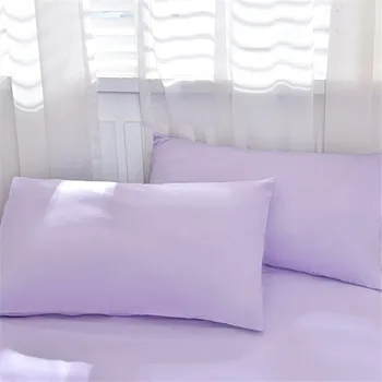 Cotton Pillowcase High-Quality Envelope Pillowcover Solid Color Bedding Sleep Pillow Case 40x40 50x90 Cushion Cover