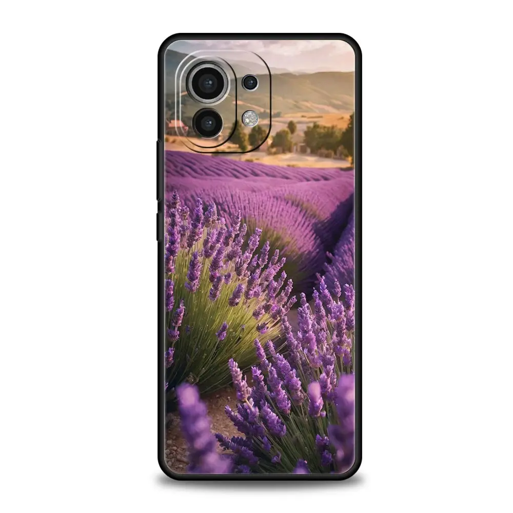 Lavender Purple Flower Soft TPU Phone Case