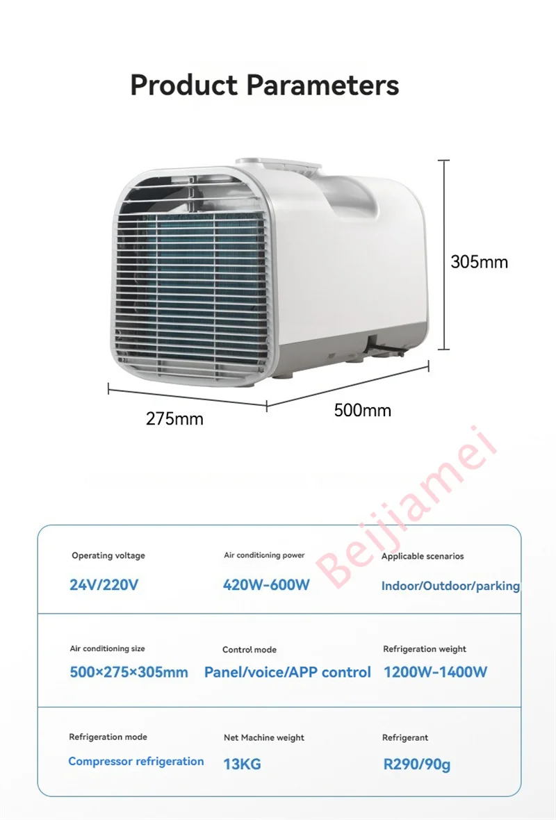 110v/220v/24v/12v Portable Air Conditioning Compressor Outdoor Camping Air Conditioner Household Appliance Refrigeration Machine 5