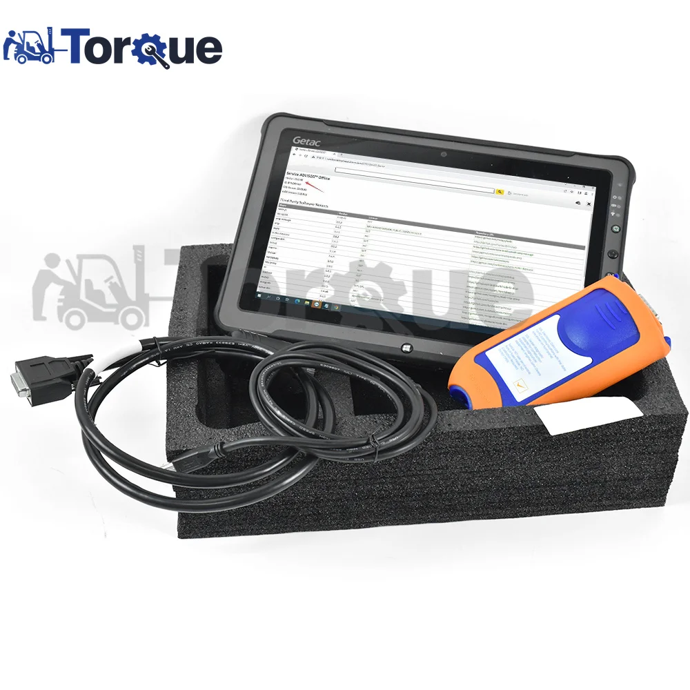 For V5.3 J-D EDL V2 eLElectronic Data Link for Agricultural Construction Tractor Trucks Diagnostic Tool+Getac Tablet