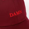 Luxury New Unisex DAMN Embroidery Baseball Designer Caps Man Woman Hiphop Snapback Hat Outdoor Casual SunscreenHat Gorras Hombre 5