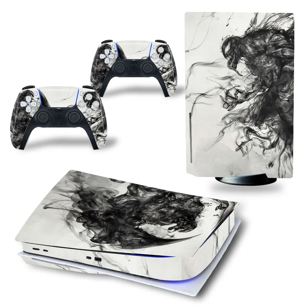 Marvel Venom PS5 Disc Edition Skin Sticker Cover Decal for PlayStation 5 Console and 2 Controllers PS5 Disc Skin Sticker Vinyl 