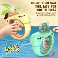 Cartoon Water Gun Kids Toy Press Squirt Gun Water Soakers Summer Outdoor Games Blaster Beach Bath Toys Children Gift 2