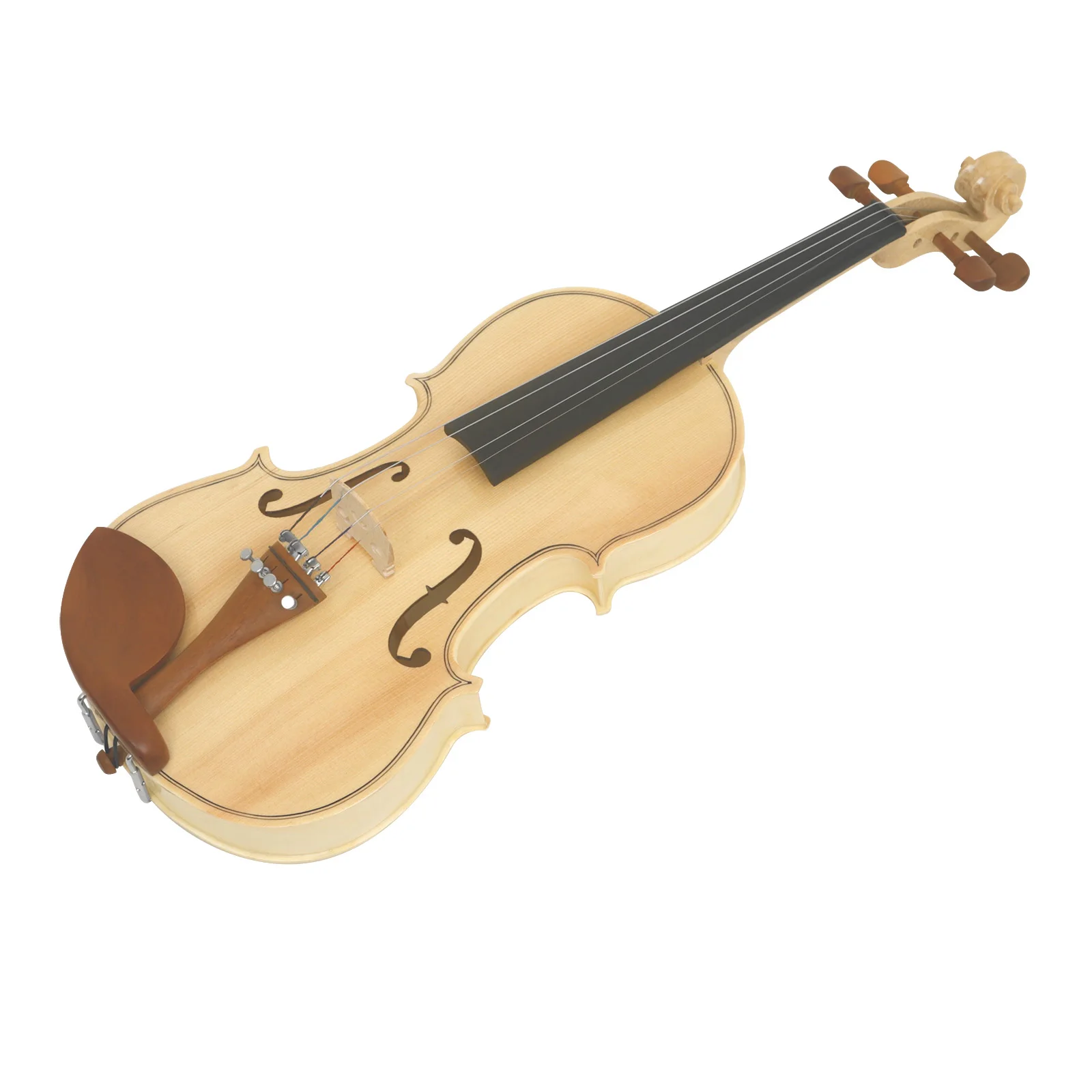 

Astonvilla 4/4 Violin Spruce Top Maple Craft Tiger Stripe Ebony Parts with Spruce Top for Beginners Professionals