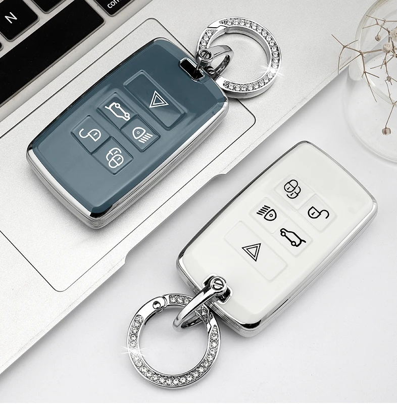 Чехол для автомобильного ключа из ТПУ чехол кольцо Land Rover Range Discovery 5 Sport JAGUAR XE XF XJ F