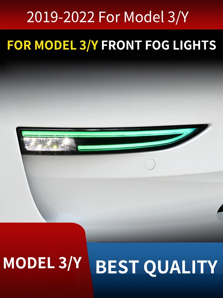 1PairDaytimeRunningLampForTeslaModelY2019202020212022Model