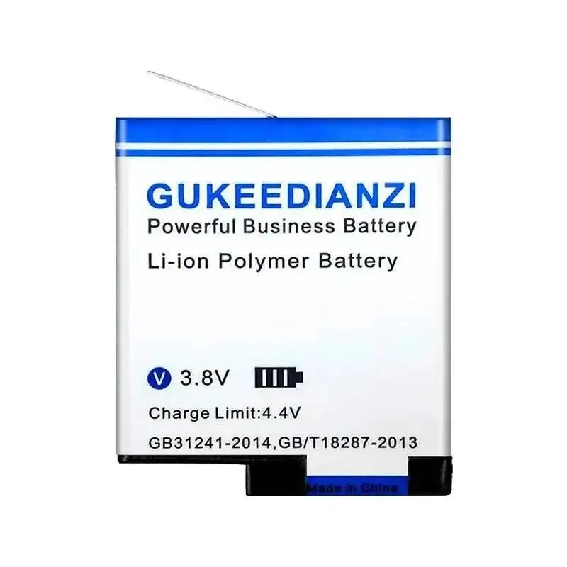 Batterie Haute Capacité 2000mAh pour GoPro Hero 7 6 5, installée dans une GoPro Hero 7