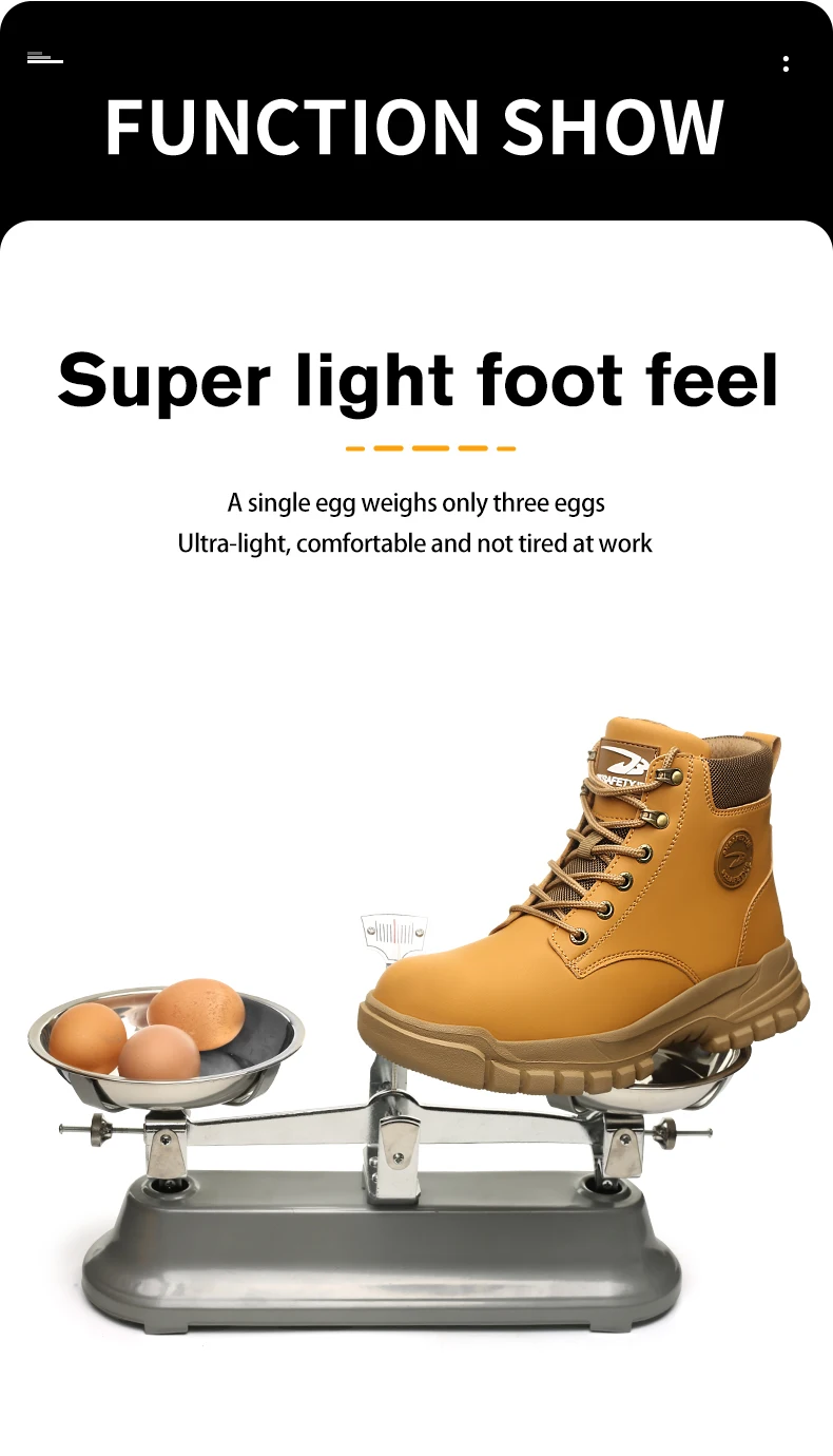 Waterproof Men Boots Safety Shoes Men Puncture-Proof work Boots Safety Steel Toe Shoes Men Indestructible Protective Boot Winter