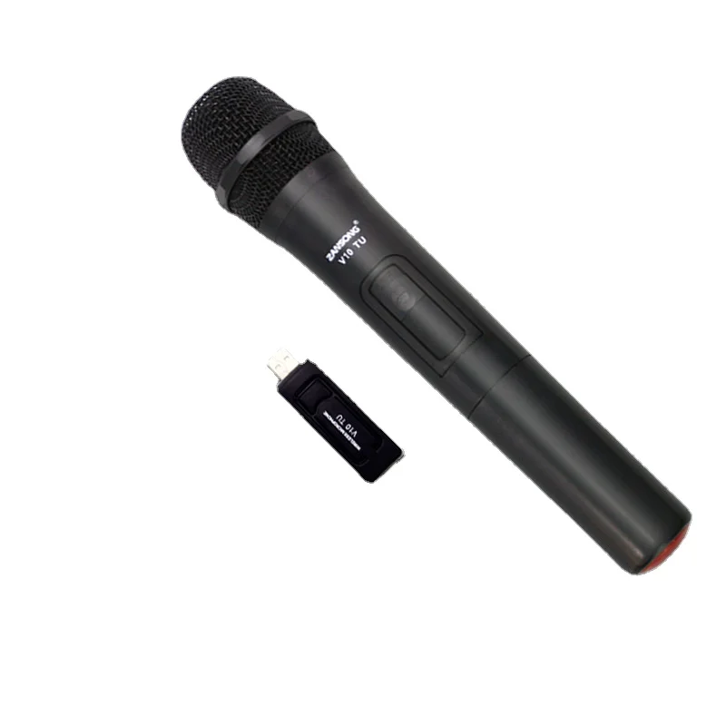 

Wireless Microphone V10 Is Suitable for Speaker/amplifier/computer/camera Handheld Microphone USB Interface