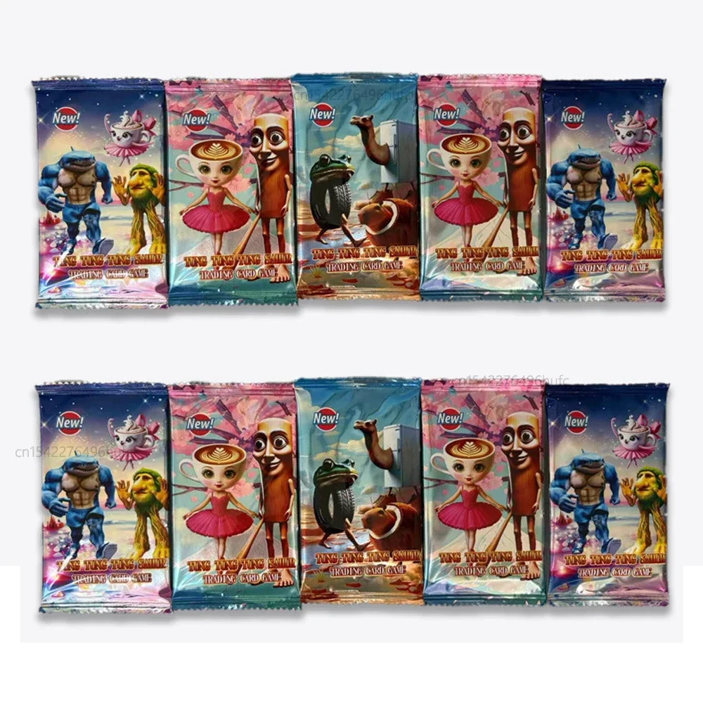 Collection Cards 8/288Pcs Italian Brainrot Children's Card Game Toy Trading