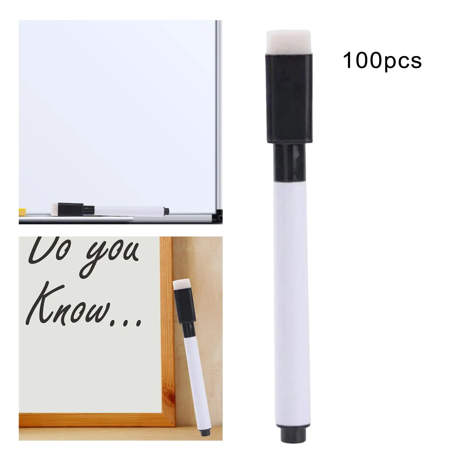 100Pcs Whiteboard Marker Pens Water Colour Writing Kids Gift Art Craft for School Office white marker pens color marker pens pen marker marker pens whiteboard pens dry erase markers