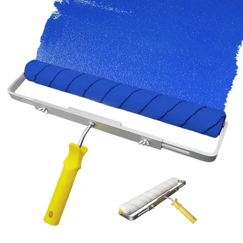 Paint Roller 18 Inch Roller Paint Brushes For Walls With Frame Paint Roller Set Home Painting Supplies For Door Bedroom Home