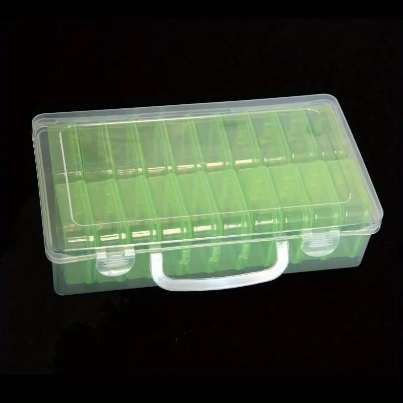 1 set 20-compartment colorful transparent plastic storage box multi-purpose hardware tools container classification box storage box,plastic storage box,storage container