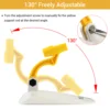 Universal Airbrush Holder, PVC Airbrush Stand, Multi-angle Fixing, Fit Neoeco, Iwata, Paasche, Badger, Grex and Generics Tools 2