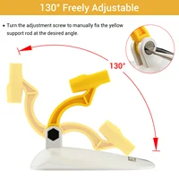 Universal Airbrush Holder, PVC Airbrush Stand, Multi-angle Fixing, Fit Neoeco, Iwata, Paasche, Badger, Grex and Generics Tools 2