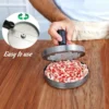 Burger Press Hamburger Meat Tool Patty Maker Aluminum Burger Maker for Kitchen BBQ Grill 3