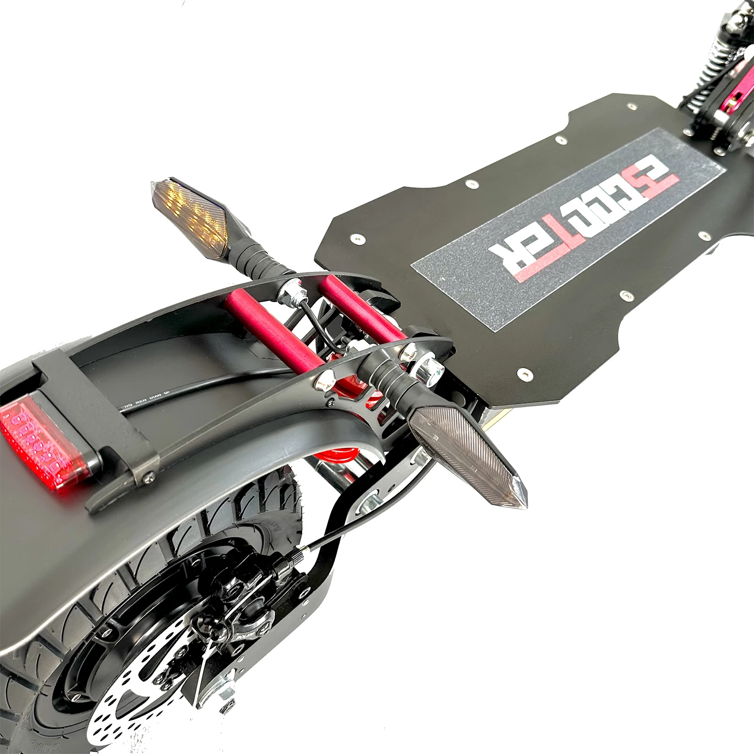 EU UK Stock X6 Adult 55km/h E-Scooter 48V 21Ah Lithium Battery 2400W Dual Motor Electric Scooter with 10inch Tire