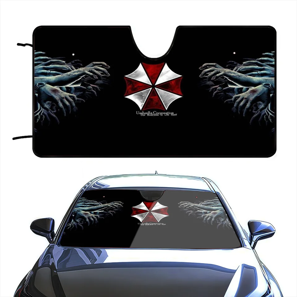 Parasole Parasole Per Auto, Pieghevole, Protezione UV, Universale Per Berlina, SUV, Con Custodia